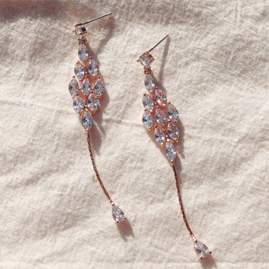 샹들리에 드롭 귀걸이 (3color)