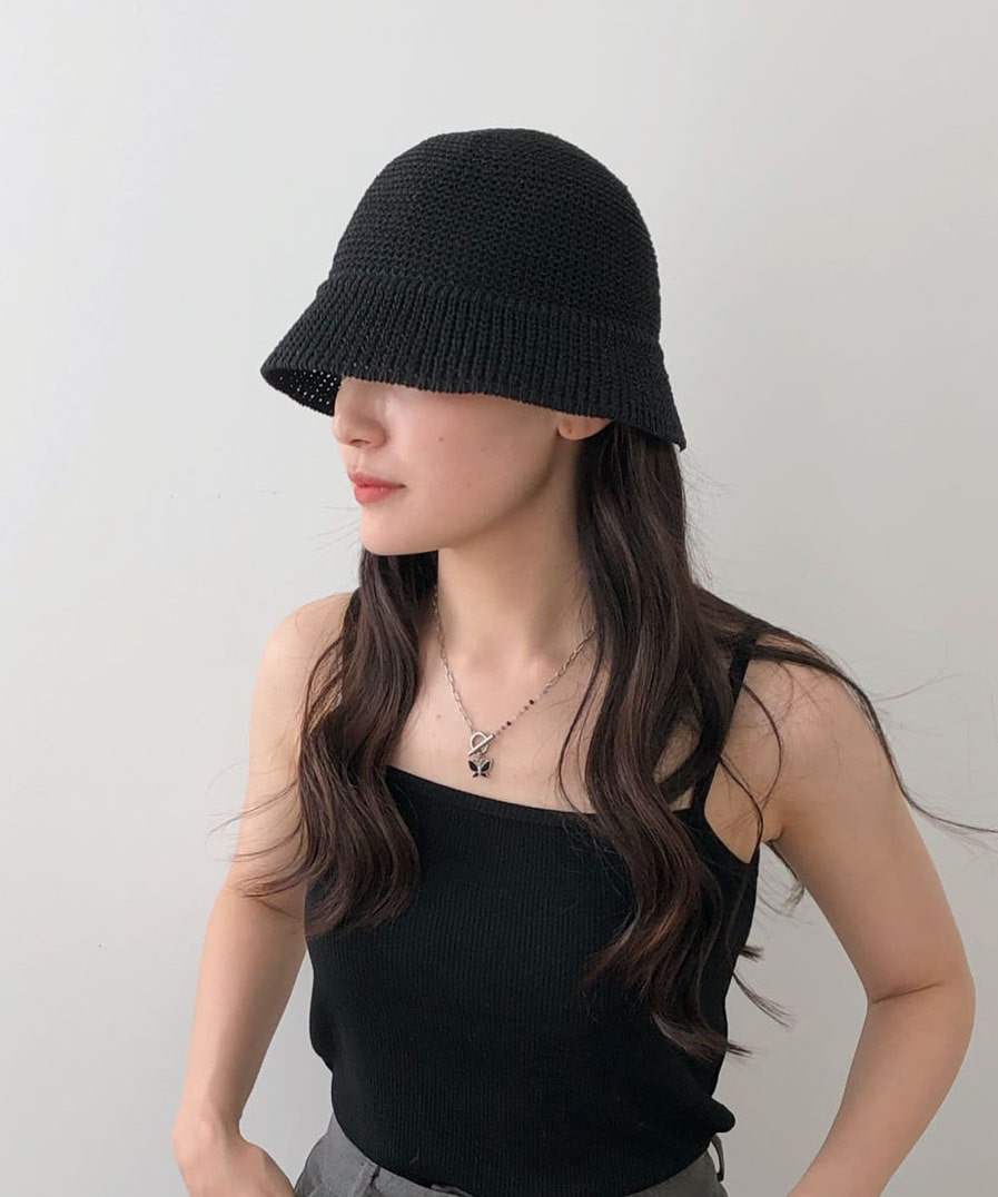 [무배] 비스켓 썸머 라탄 벙거지 모자 (3color)